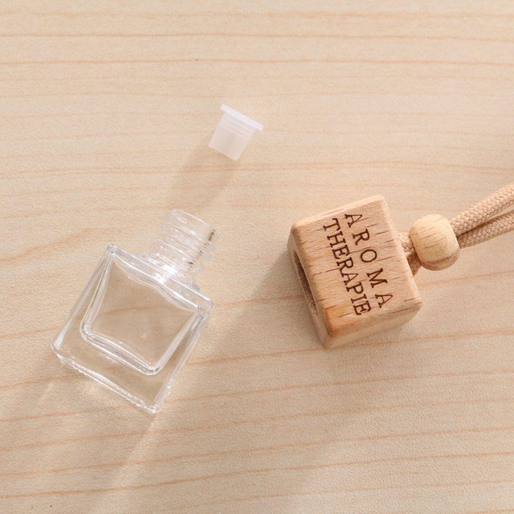 Bottle Rearview Mirror Ornament Air Fresher Perfume Pendant Aromatherapy Refillable Diffuser