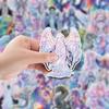 50 New Angel Holographic Stickers Skateboard Suitcase Computer Decoration Stickers Waterproof Creative Hand Note Stickers