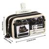 13 Layers Large Capacity Black Cat Pencil Case Clear Window Stationery Bag Cute School Birthday Gift