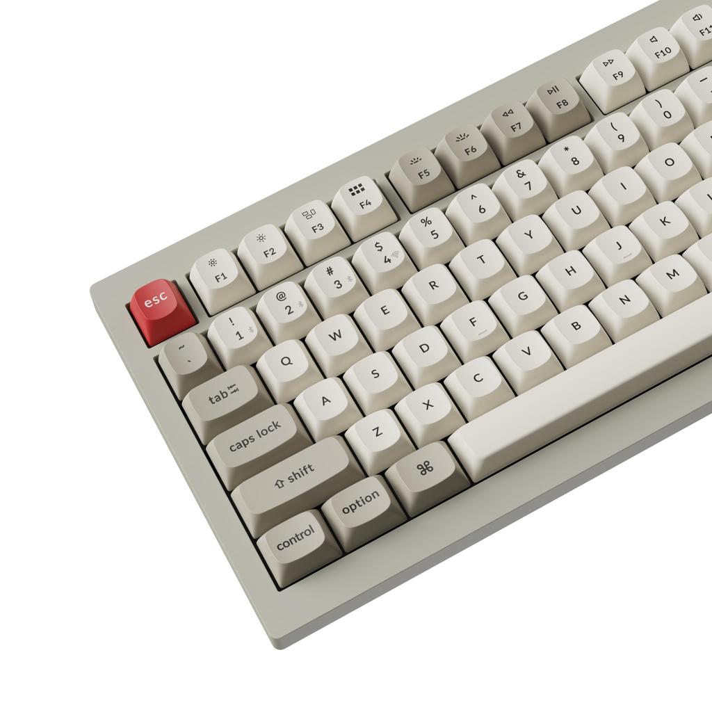 Keychron V3 Max Retro Color QMK Wireless Custom Mechanical Bluetooth Wired RGB Gateron Jupiter Gasket Compatible with and Linux Jupiter Mechanical