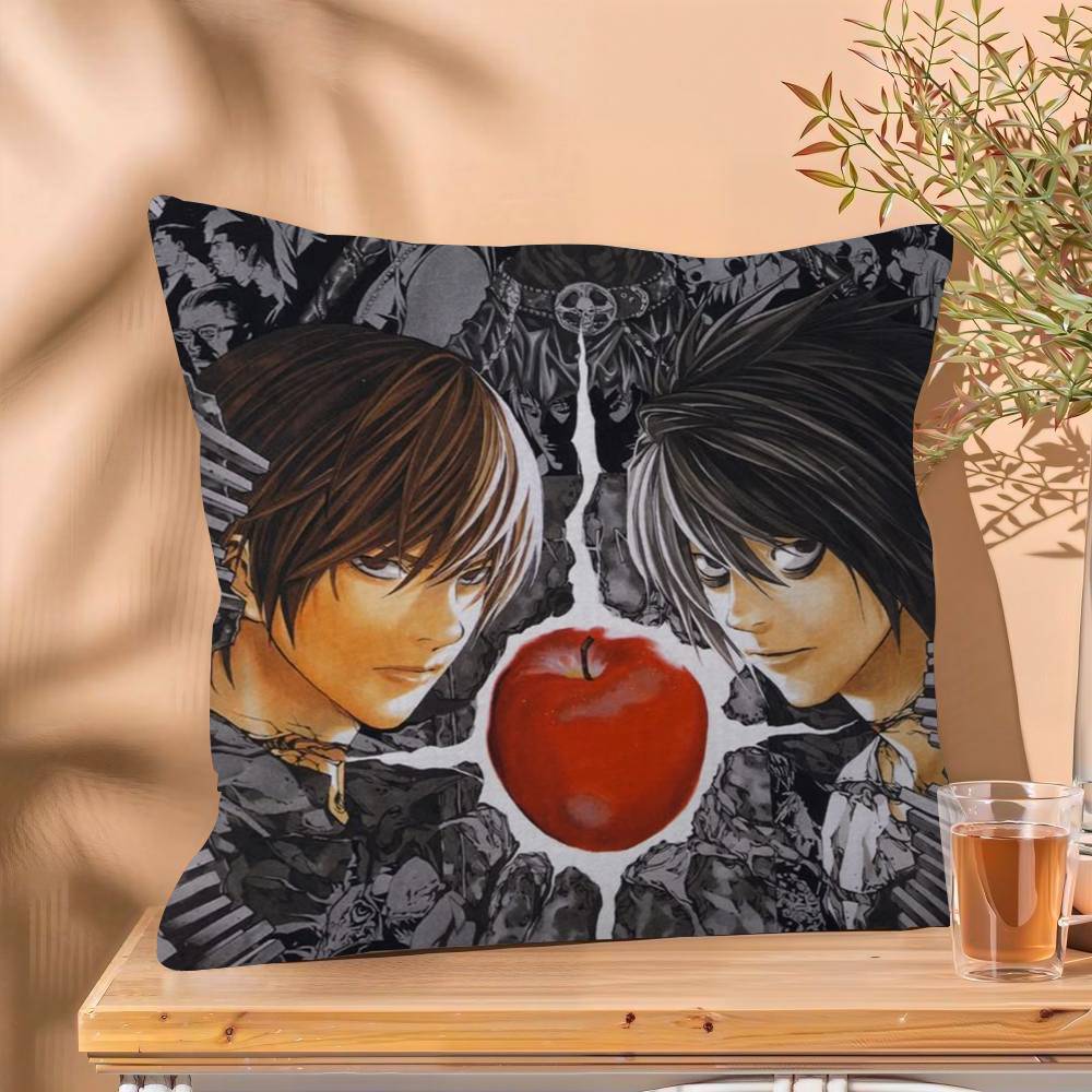 1PC Aanime Death Note  Cushion Cover Car Throw Pillow Case For Sofa Car Christmas Gift