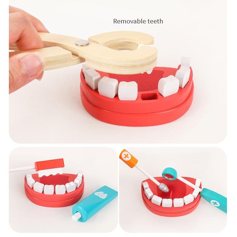 High-Quality Wooden High-Quality Doctor High-Quality Play High-Quality House High-Quality Toy Collection kit High-Quality Simulation High-Quality