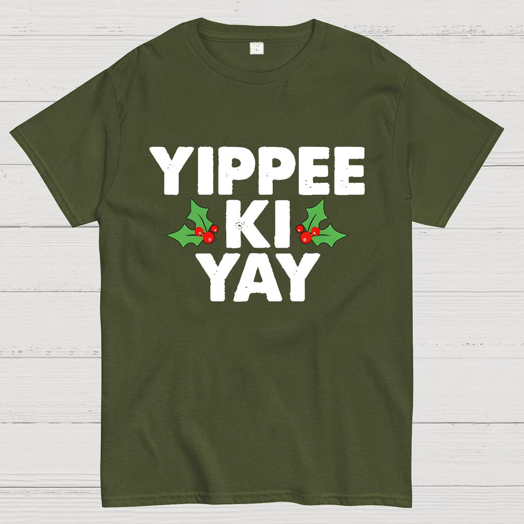 Yippee Ki Yay Christmas Cotton Summer Casual Cool Loose T-Shirt