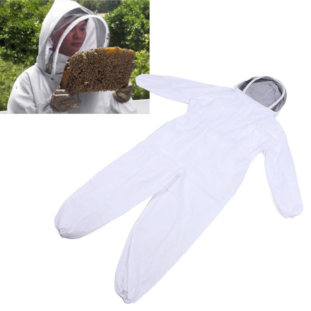 Bee Suit Ventilated Comfortable Flexible Beekeeping Suit with Gloves for Men and Women