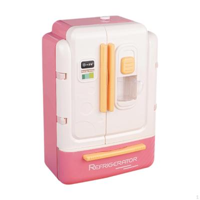 Children Pretend Play Toy Kitchen Playset Portable Gifts Sturdy with Light Multipurpose Simulation