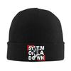 Nová System Of A Down SOAD EAGLES OVERCOME ROCK METAL MUSIC Pletená čepice Čepice Zimní čepice Teplé Street Caps pro Unisex Ženy G