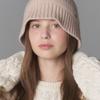 WHITE SANDS Fine Wool Blended Knit Beanie Hat Brooks (4 Colors)