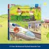 Reveal the Train Interactive Lift-the-Flap Book