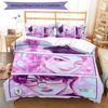 Set Biancheria da Letto KPOP Hunter 3 Pezzi Copripiumino Chiusura Include 1 Copripiumino & 2 Federe per Tutte le Stagioni Camera da Letto Casa Arredamento Stanza del Dormitorio