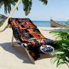 "Edmonton Oilers Hockey Team Design" Patterned beach towel quick dry perfect for travel outdoor sports jogging the beach and swimming