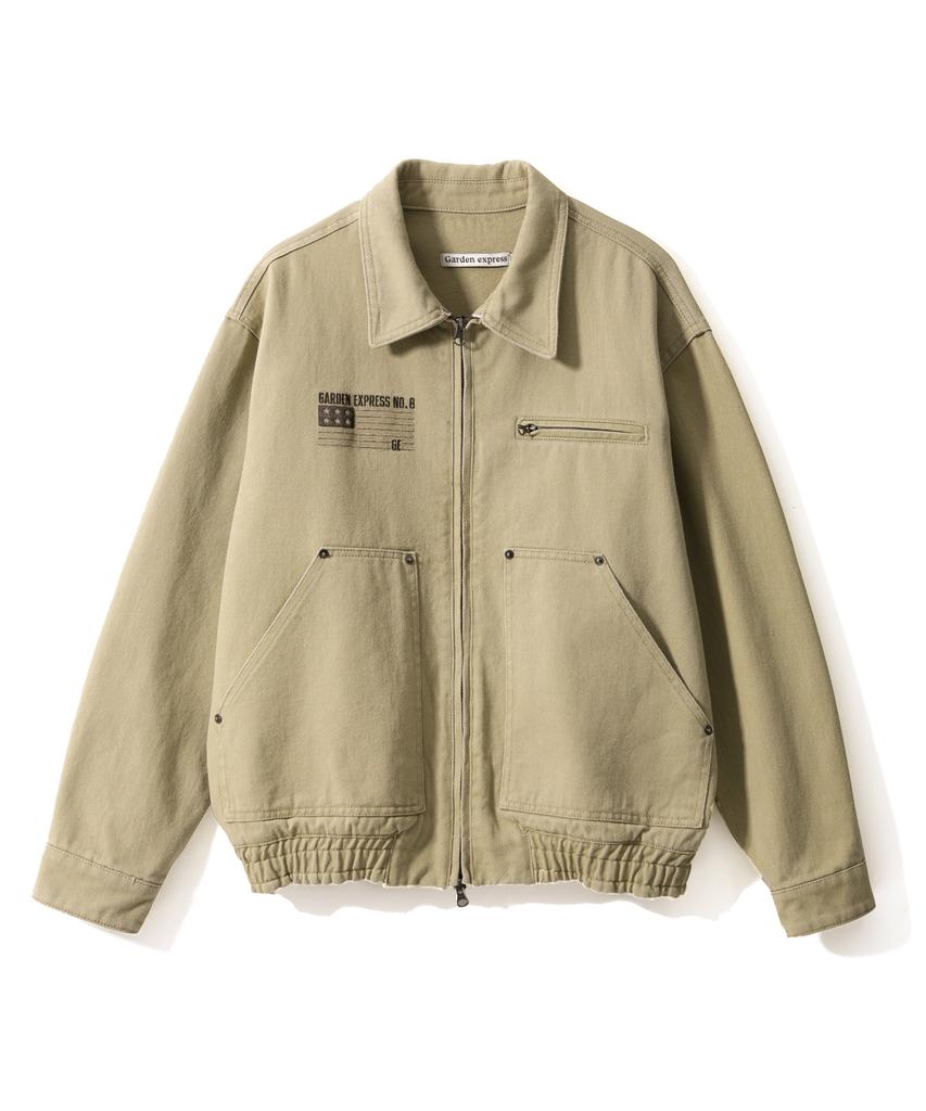 Garden Express Pigment Work Jacket (Beige)