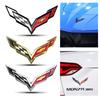 3D Metal Car Side Body Fender Sticker Wing Shape Decor Decal For Chevrolet SS Camaro Aveo Niva Captiva Cruze Malibu Captiva Trax