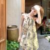 New ArrivalS Open Run Women S Floral Pattern Mini dreSS Summer Chiffon