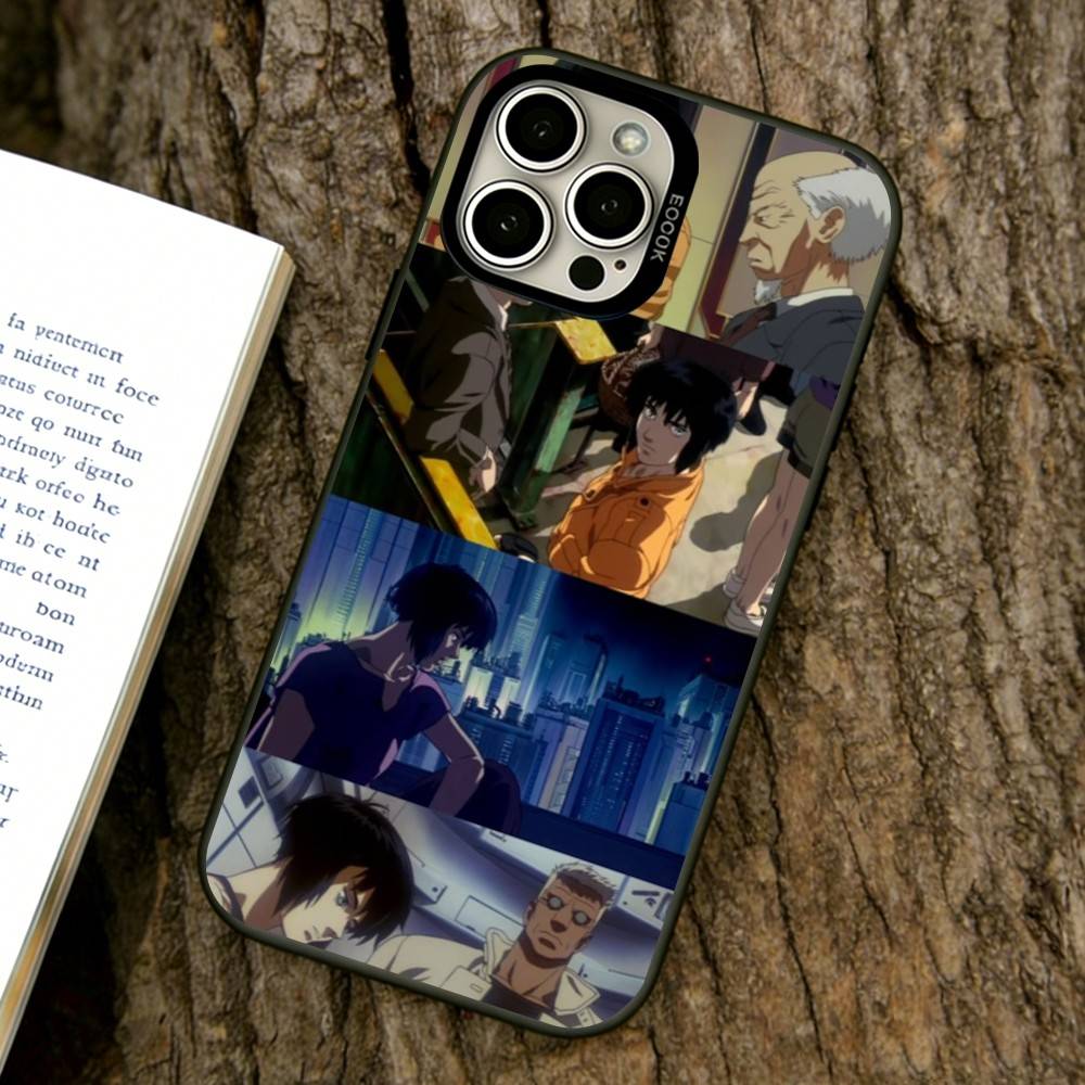 Ghost In the Shell Phone Case For iPhone 17,16,15,14,13,12,11 Plus,Pro Max,XS,Colorful Silver Phone Case Funda Cover