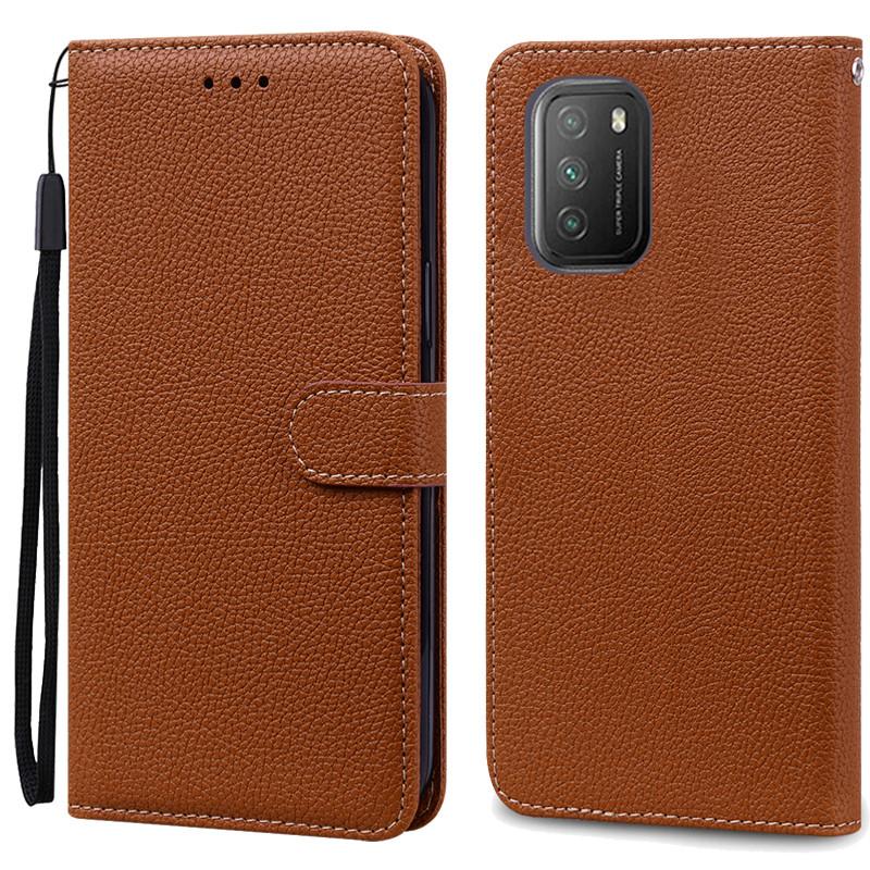 POCOM3 POCO M3 Etui Retro Lommebok Lær Flip Etui For Xiaomi Mi Poco M3 Pro Etui M3Pro 5G Telefondeksel Coque Fundas Capa