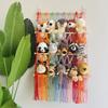 Stuffed Animal Storage Boho 3-Tier Stuffed Animal Hammock Corner Nursery Storage And Organization Products For Girls Bedroom