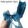 5M Organza Ribbon Wavy Edge Mesh Ribbon Strip DIY Bouquet Wrapping Supplies Handmade Bow Crafts Material Festival Party Decor