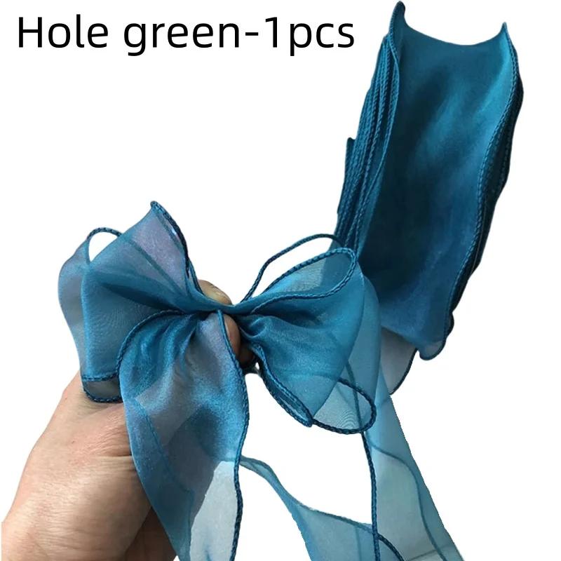 5M Organza Ribbon Wavy Edge Mesh Ribbon Strip DIY Bouquet Wrapping Supplies Handmade Bow Crafts Material Festival Party Decor