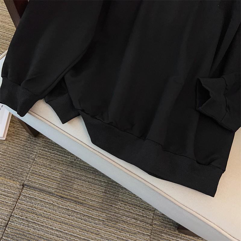 Plus Size Loose Autumn Hoodie for 200/350 Jin, Bust 1127