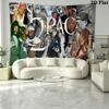 Tupac Wandkleed Esthetisch Wandkleed Bedrukte Stof Deken Decoratieve Wandkleden voor Slaapkamer Woonkamer Huisdecoratie