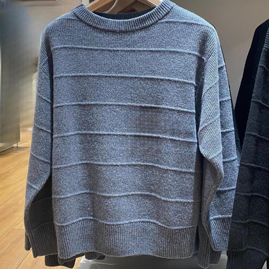 2025 Herren Pullover mit langen Ärmeln, weich gestrickt - Rundhals Pullover für Herbst/Winter, Neuheiten
