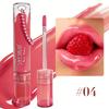 Lucidalabbra Perla Specchio Rossetto Idratante a Lunga Tenuta Lucentezza Glitter Smalto Non Si Attacca alla Tazza Jelly Pout Tinta Labbra Trucco