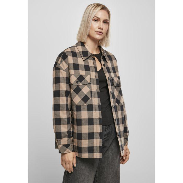 Chemise En Flanelle - Urban Classics - Padded - Motif À Carreaux - Coupe Oversize - Doublure Matelassée