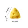 Kids Adults Squeeze Cheese Stress Toy Food Shape Slow Rising Fidget Soft Rebound Sensory Toy Sensory Anti-Stress Gift 9x7x5cm