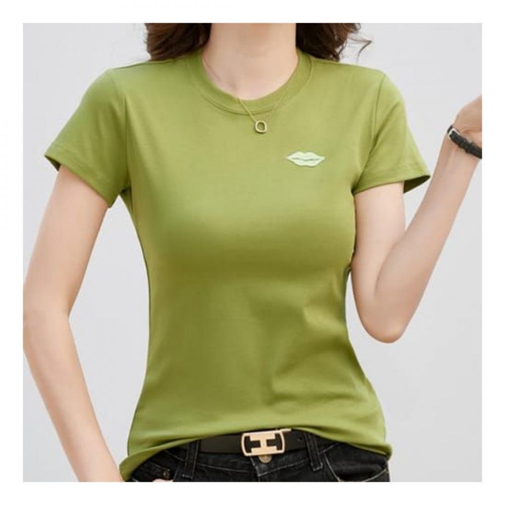 Navava Simple Solid Round Neck T shirT nT1633