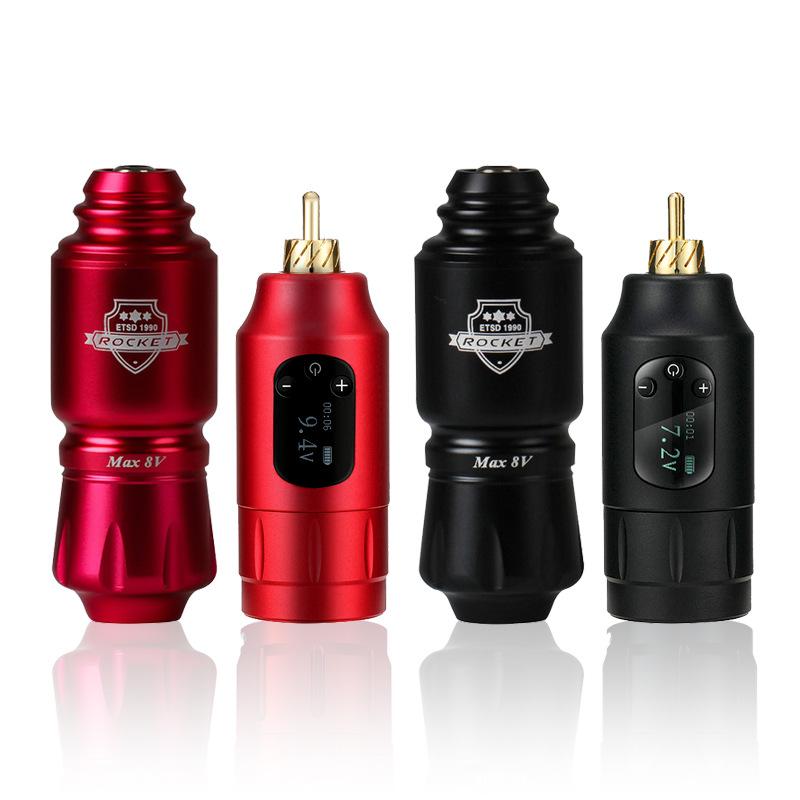 Dual Battery Wireless Tattoo Pen Tattoo Machine Set All-in-one Machine Long-lasting Battery Life Adjustable Stroke Tattoo Equipment