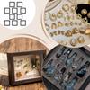 Clear Floating Storage Box Display Case Floating Jewelry Frame Multifunctional Compact Transparent Holder for Bracelet Earring