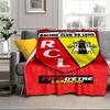 Racing Club De Lens Crest Portable Blanket/Soft Blanket Bedding Blanket Suitable for Travel Camping Living Rooms Offices Sofas Fan Gifts