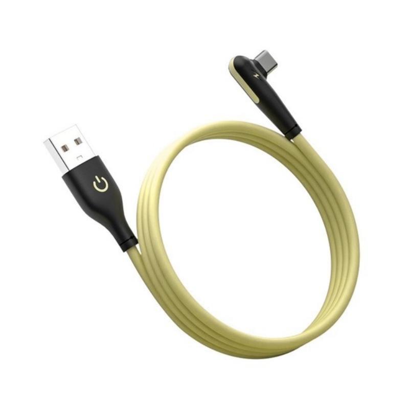 0.25M 1M 1.5M 2M Different Lengths To Accept Customization 3A 90 Degree Usb Cable Usb a To Usb C Gaming Fast Charging Cable