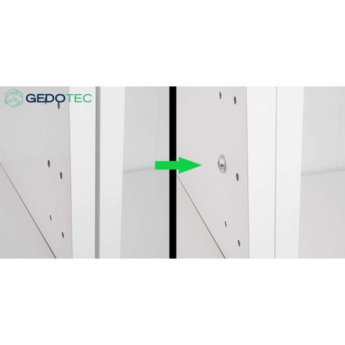 Vis de connexion - Gedotec - Lot de 10 - M6 - Ajustable 32-42 mm - Acier