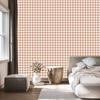 Wallpaper Fabric Pattern Cream, Beige and White for Living Room and Bedroom 50x1000