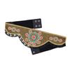 Bohemian Multicolored Beaded Belt Handwoven Adjustable Waistband For Women Ethnic Style Festival Accessory