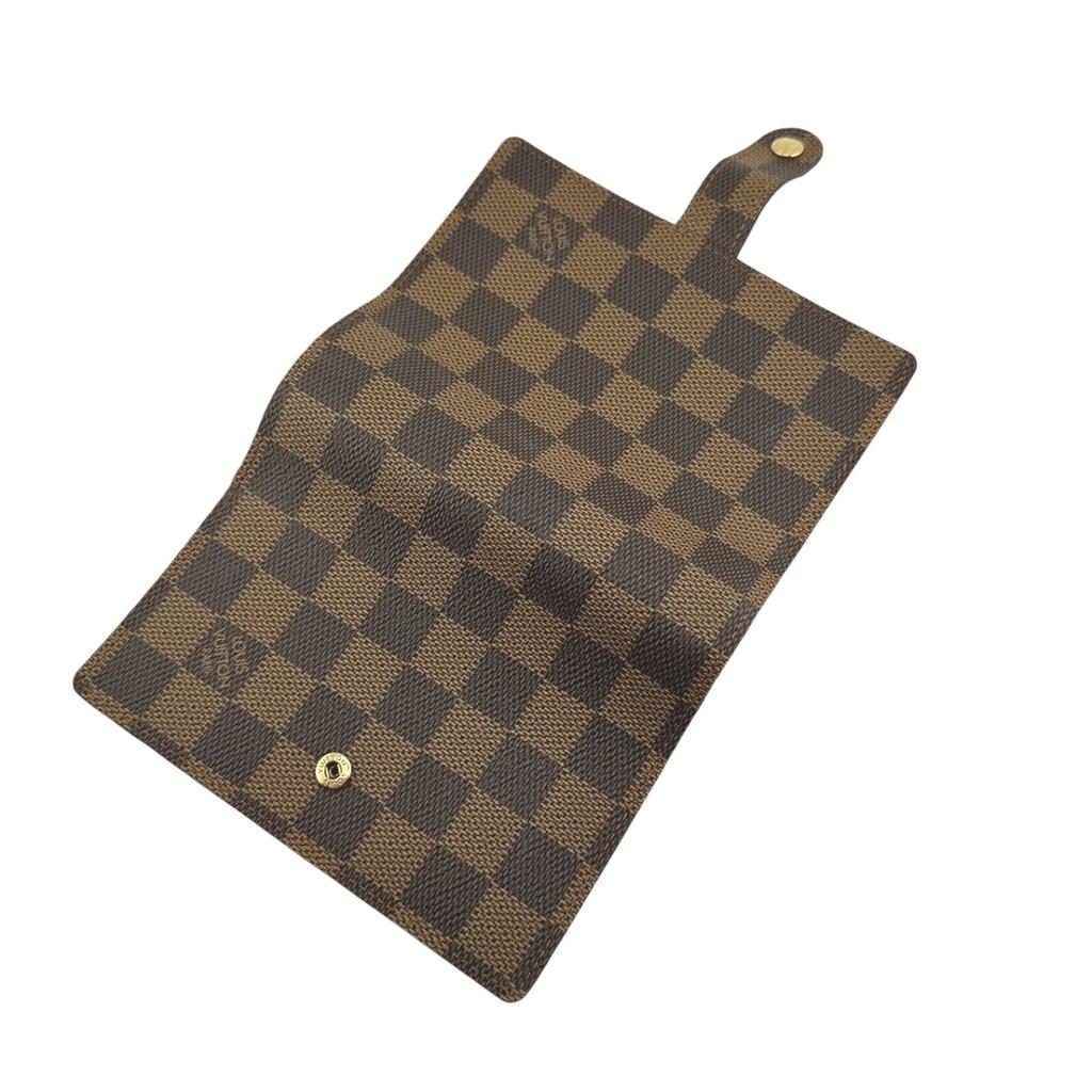 Louis Vuitton Damier Agenda PM Notebook Cover Damier Canvas Brown Unisex R20700 Used