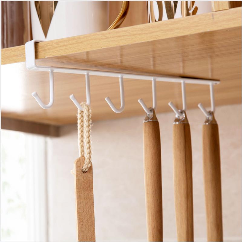 Kitchen Storage Rack Hanger Chest Shelf Bathroom Organizer Holder Cupboard Hanging Hook
