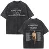 Singer Alex Warren 2026 Tour Print Vintage Washed Tees Men Women Fashion Hip-hop T-shirt Cotton Loose Casual Oversized T-shirts