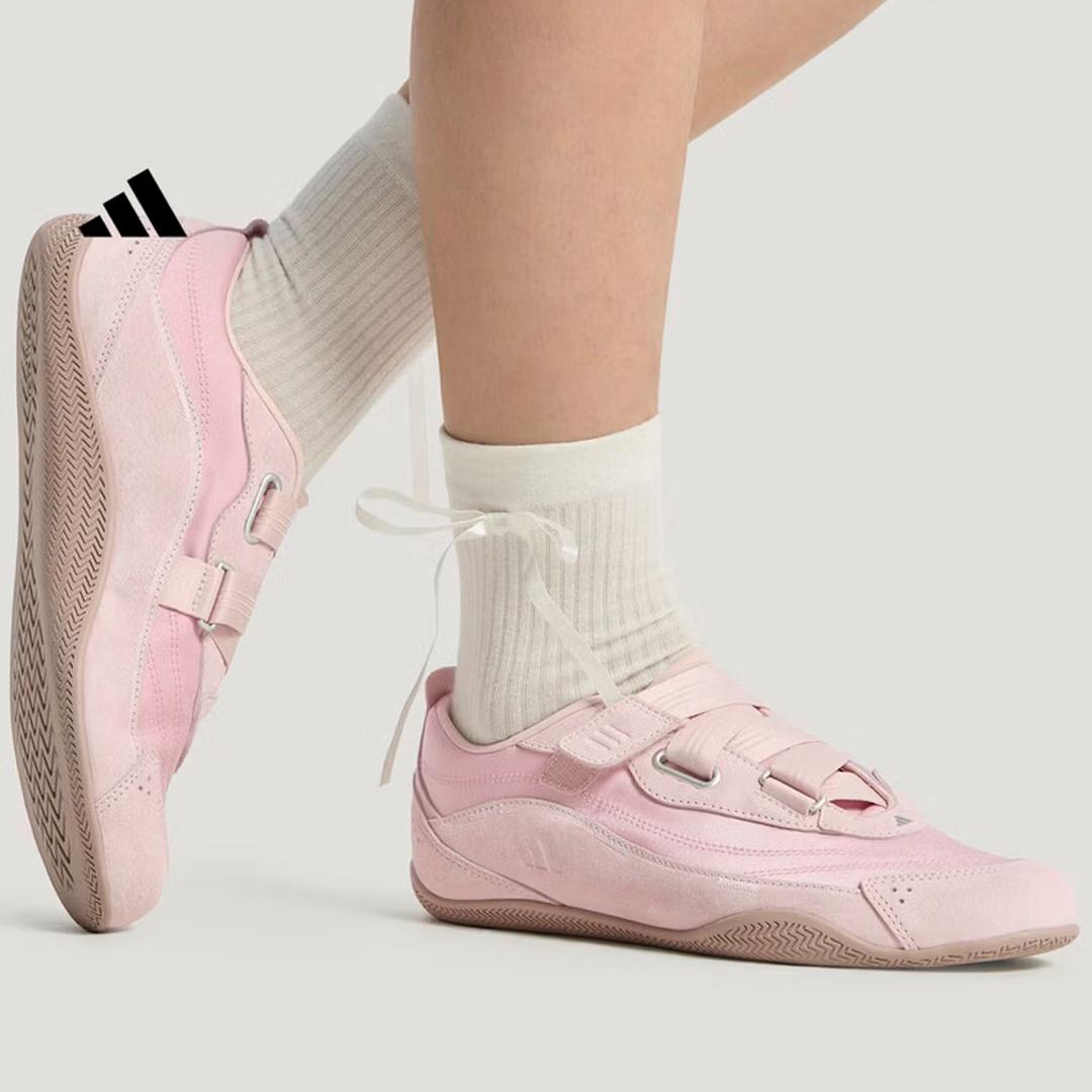 Женская обувь Adidas серии FOS URBAN REVERIE Функциональные туфли на низком каблуке в стиле балета Adidas KJ9090 35.5 розовый