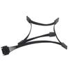 5Pcs 15 Pin 1X Male To 5X Female SATA Hard Drive Splitter Cable Adapter Computer