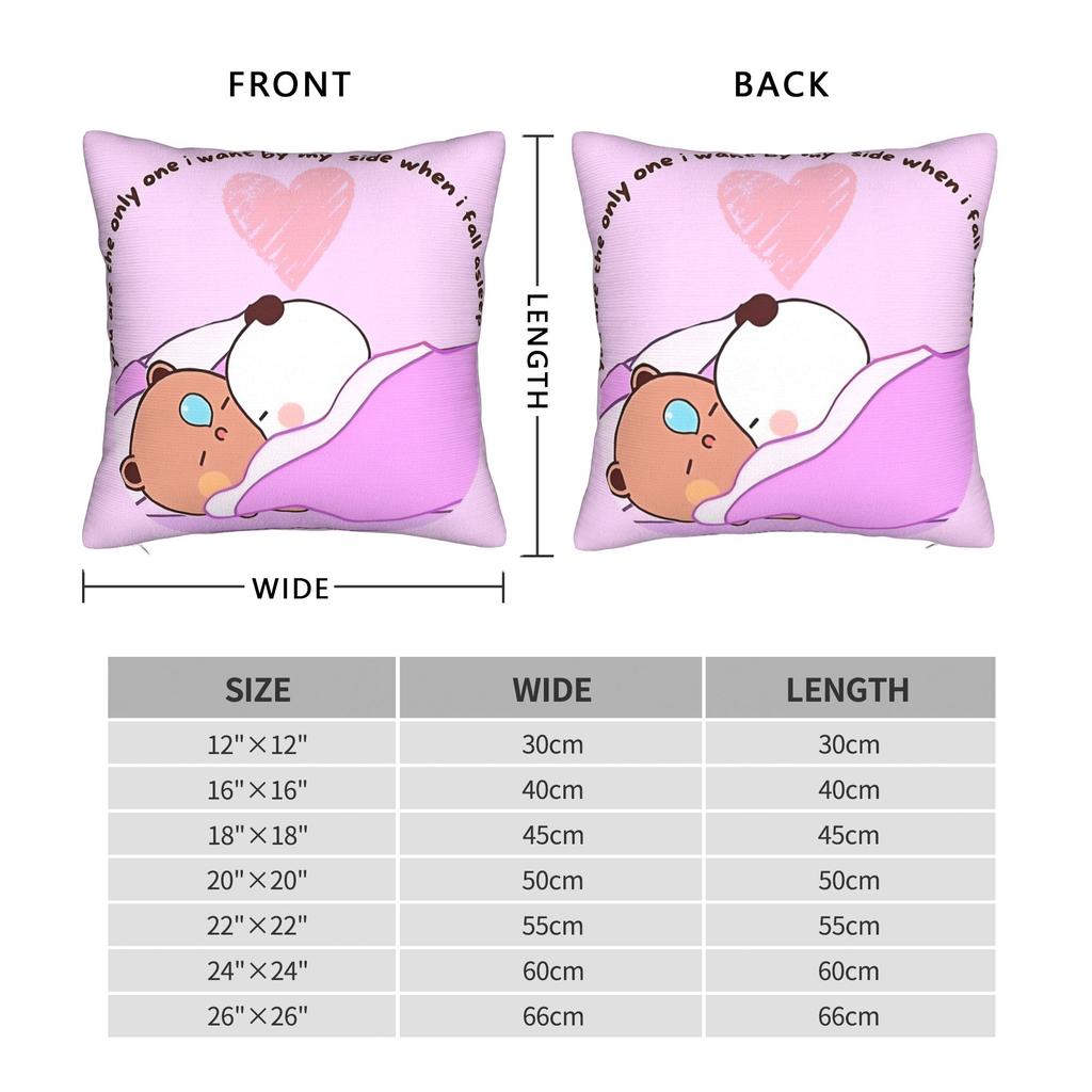 The Only One I Want By My Side When Bubu Dudu Pillow Cover Comfy Cushion Cover Trendy Pillow Case For Living Room Sofa