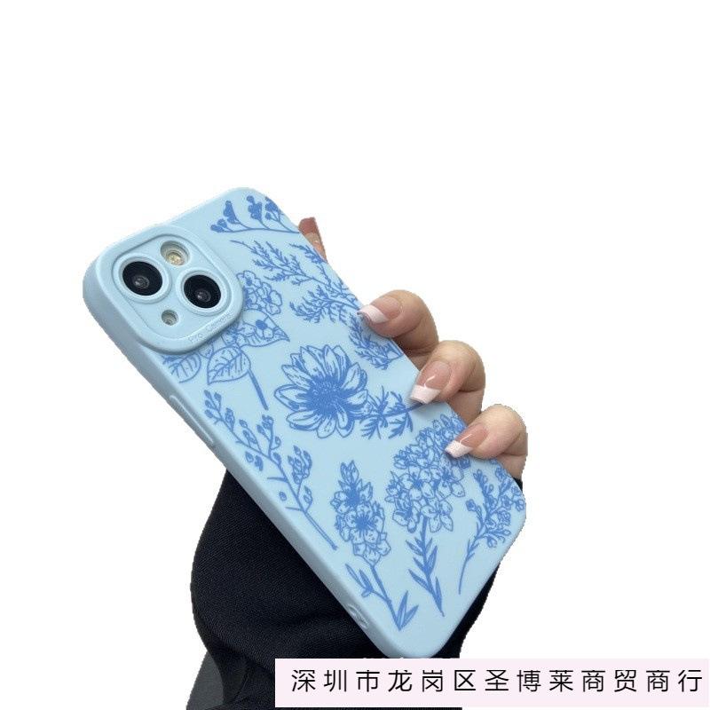 The new flowers and plants are suitable for Apple 15 mobile phone case iphone12promax 14/13/11/XSMAX pupil eye 16