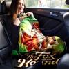 1pc, The Fox and The Hound Cozy Throw Blanket for Home Decor, Couch Cover, Outdoor Blanket, Gift Idea, Flannel Throw