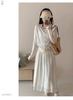 Women's Knit Cardigan Outerwear: Round Neck, Spring/Summer 2026 Fashionable Sweater Top.