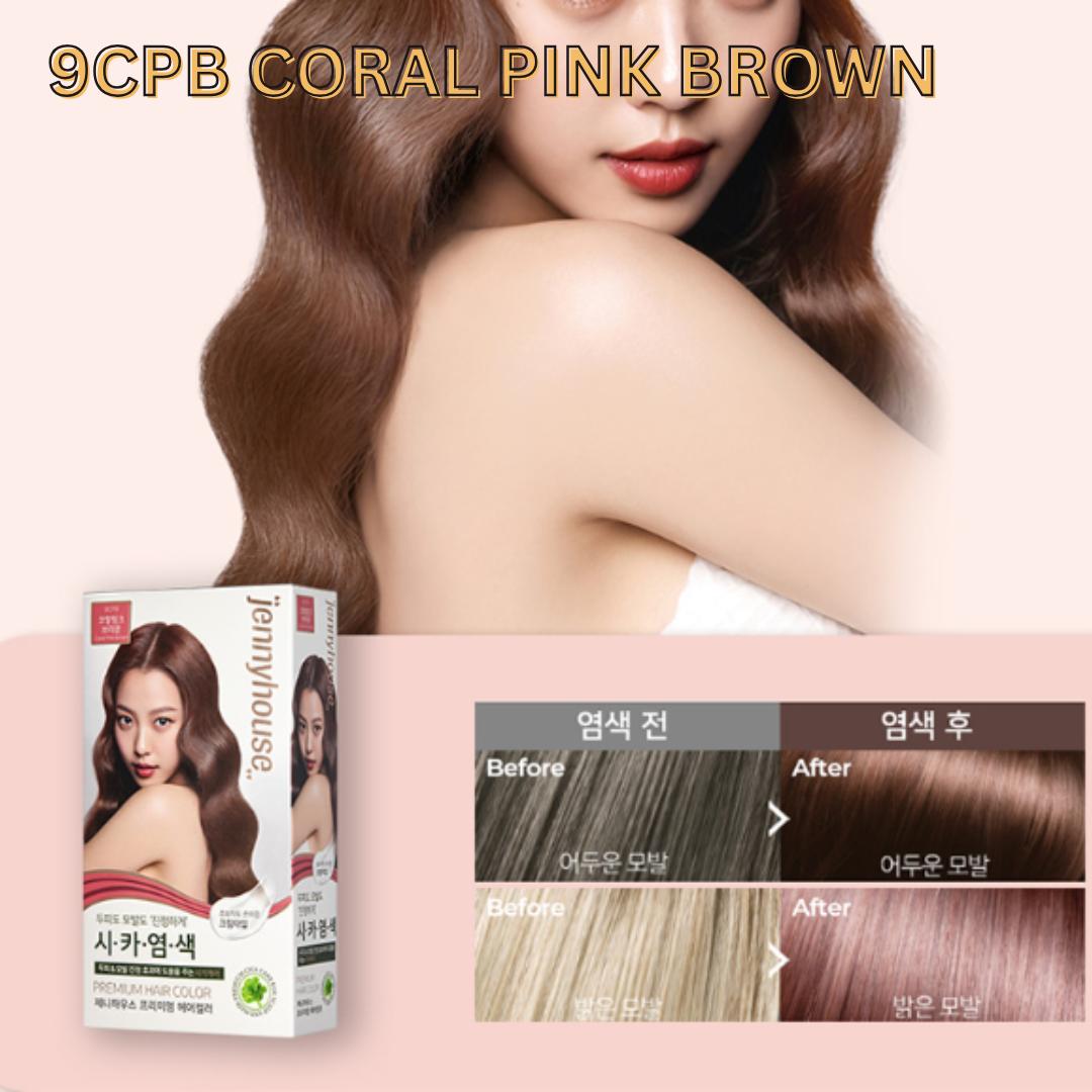 Краска для волос премиум-класса jennyhouse 7 цветов ROSE GOLD BORWN