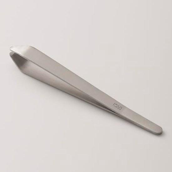 KAI Surutto Tweezers Round Tip Stainless Made Japan Fine Curved KQ3280