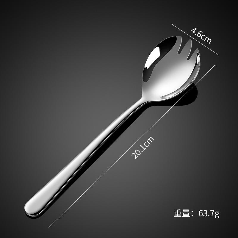 Thickened elegant 304 stainless steel tableware, knife, fork, spoon, steak set series, western coffee dessert spoon