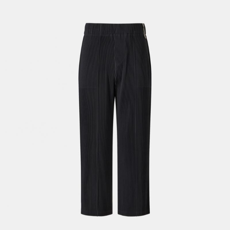 Pleats Me homMe Tape Detail Baggy Pintuck Pants Upptf025001