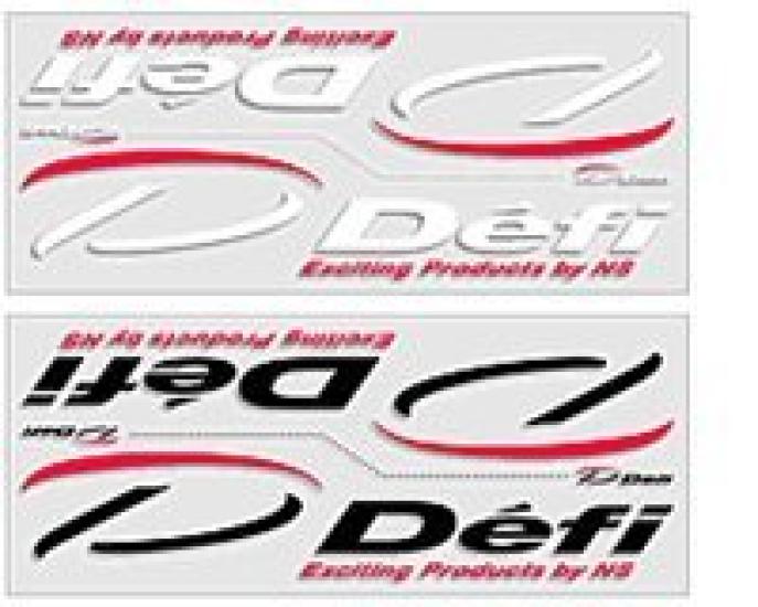 

DEFI Transfer DF07602 Sticker, Black, Small, чорний